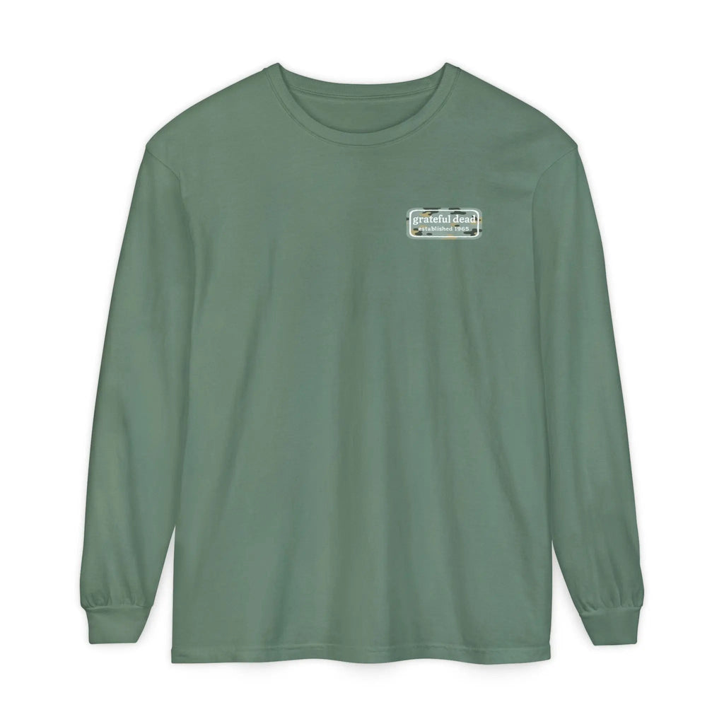 เสื้อแขนยาวลายพราง Stealie คอลเลกชัน Vineyard พิมพ์ลายสองด้าน ย้อมสีแบบสำเร็จเสื้อ