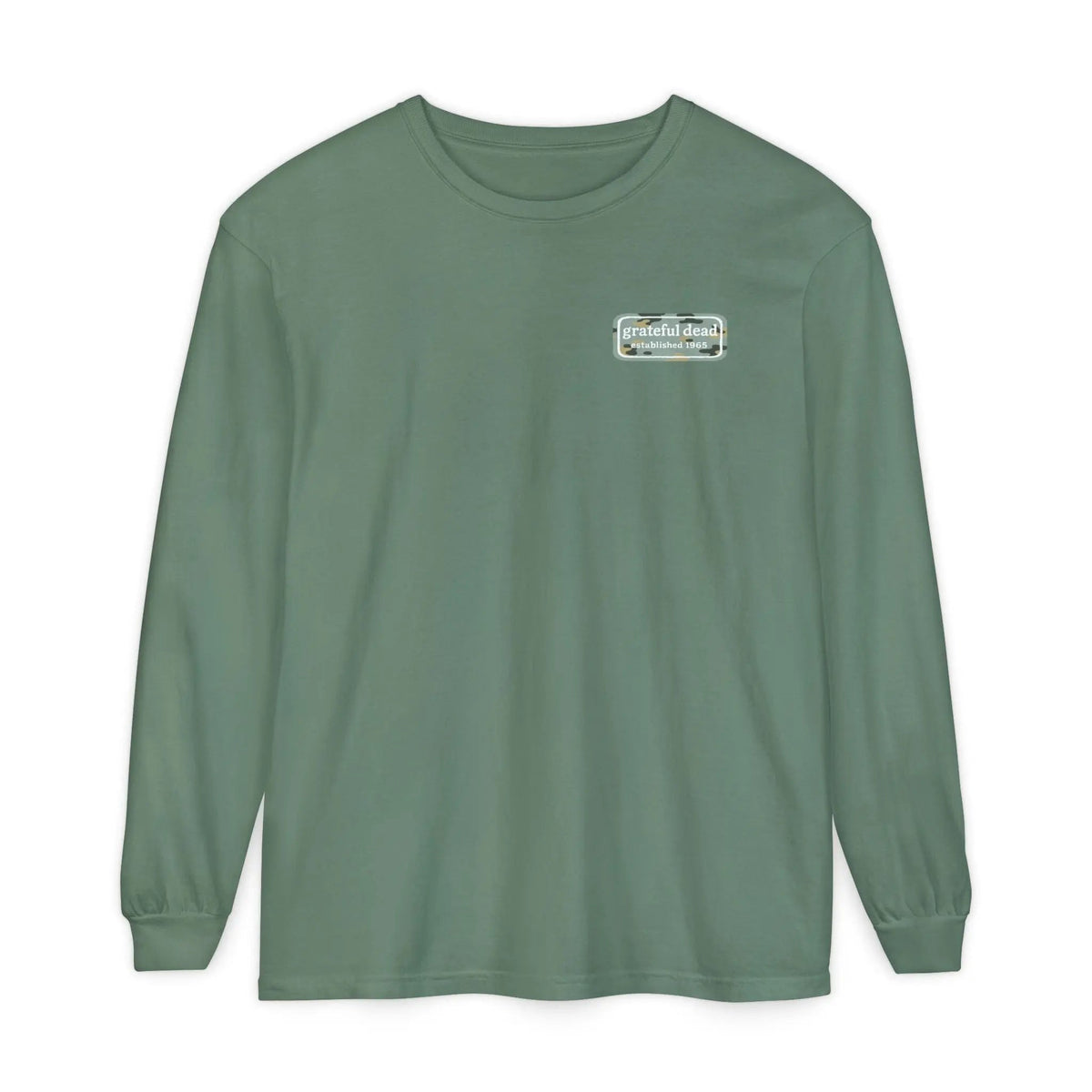 เสื้อแขนยาวลายพราง Stealie คอลเลกชัน Vineyard พิมพ์ลายสองด้าน ย้อมสีแบบสำเร็จเสื้อ
