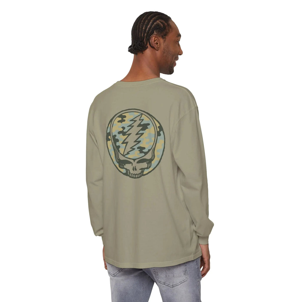 Camo Stealie Two-Sided Vineyard Collection Garment-Dyed Long Sleeve