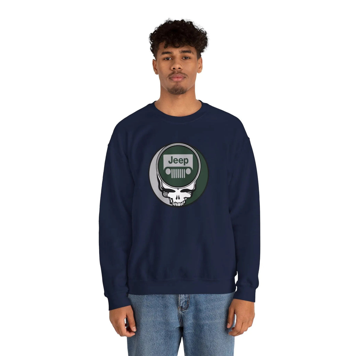 เสื้อสเวตเตอร์คอกลม Jeep Stealie