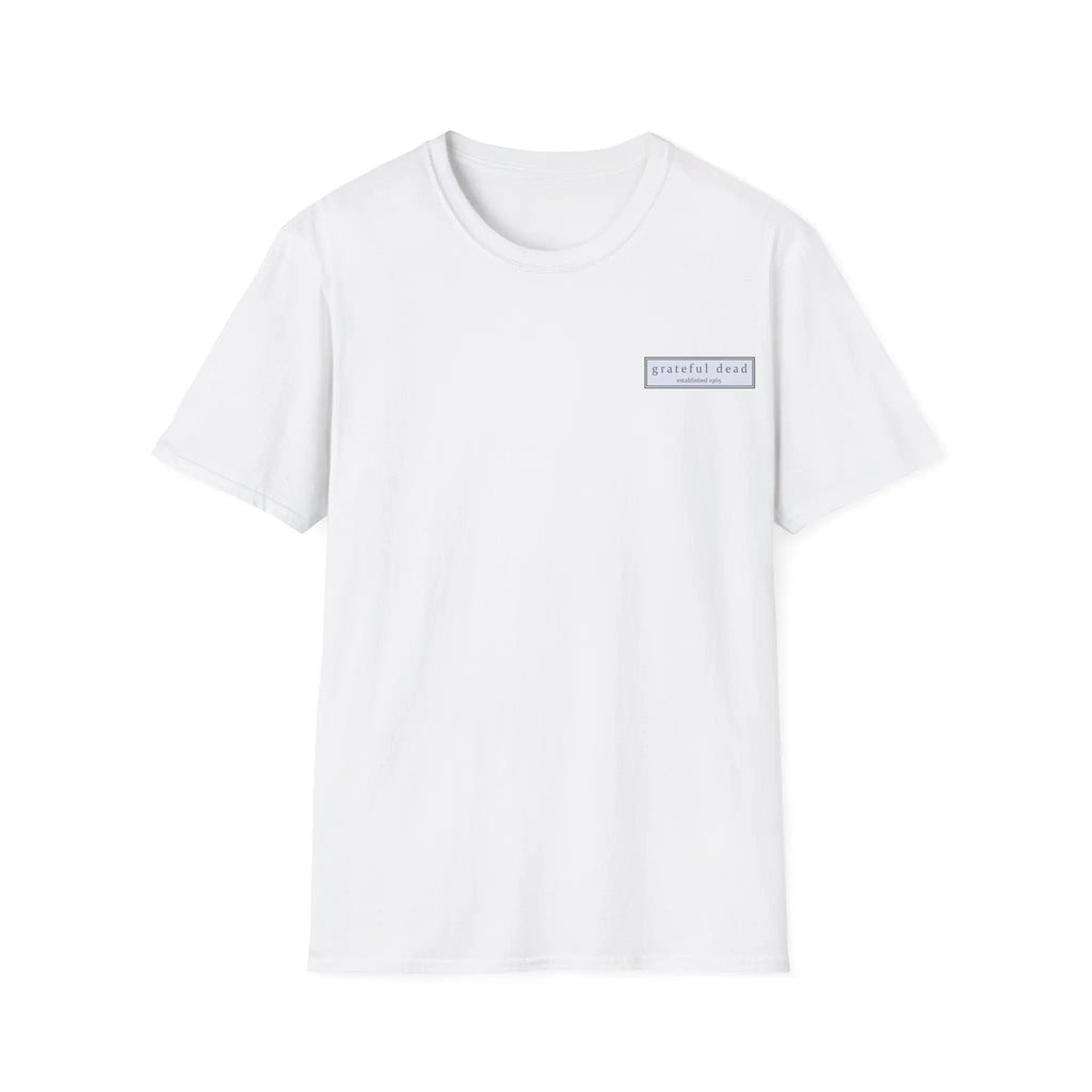 เสื้อยืดคอลเลกชัน Vineyard สีแมตช์ลาย Jerry Garcia สกรีนสองด้าน