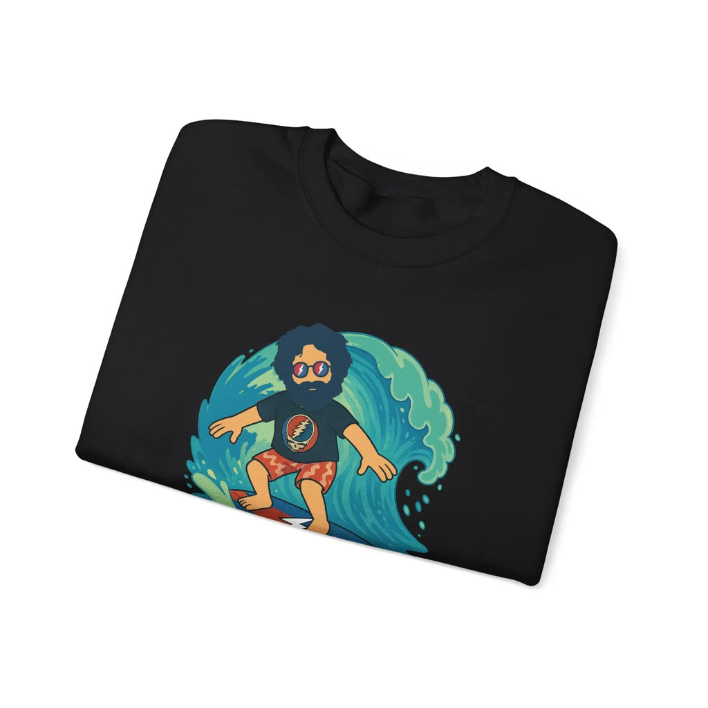 เสื้อคอกลมลาย Jerry เล่นเซิร์ฟ Life is Dead