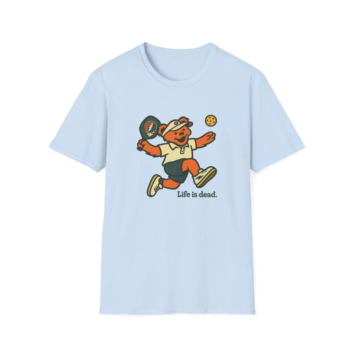 หมีพิกเกิลบอล - เสื้อยืด Life is Dead