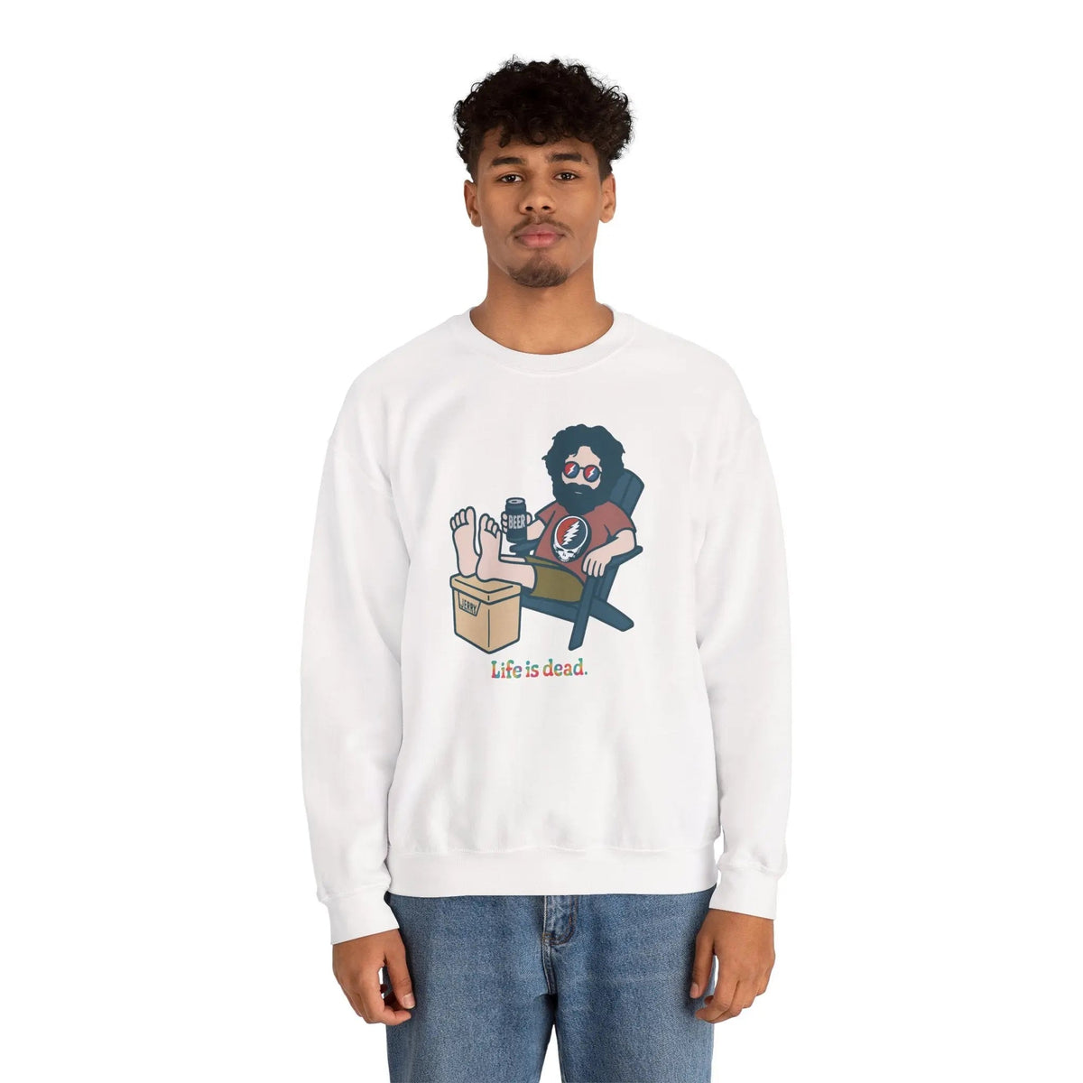 เสื้อคอกลม Stay Cool, Jerry Life is Dead