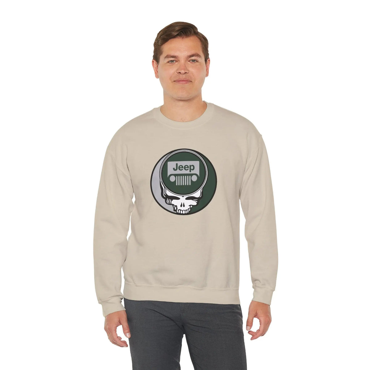 เสื้อสเวตเตอร์คอกลม Jeep Stealie