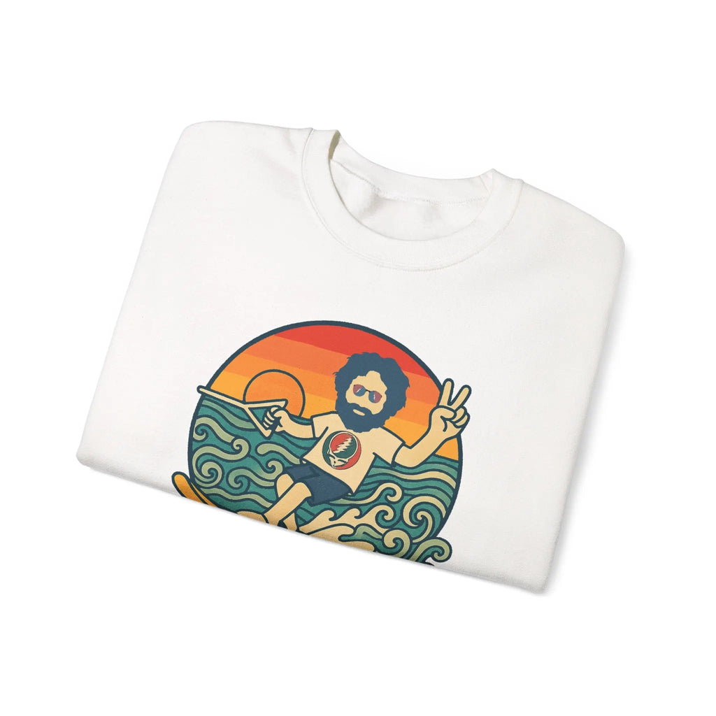 เสื้อคอกลม Waterskiin' Jerry Life is Dead