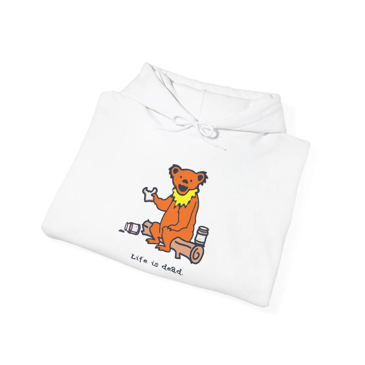 เสื้อฮู้ด Life is Dead Snackin' Bear