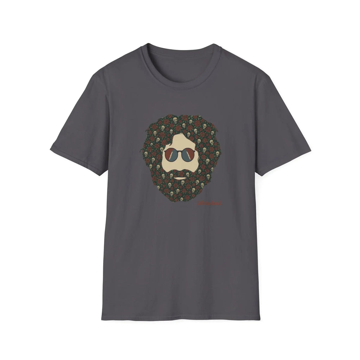 เสื้อยืด Skull & Roses Jerry Life is Dead