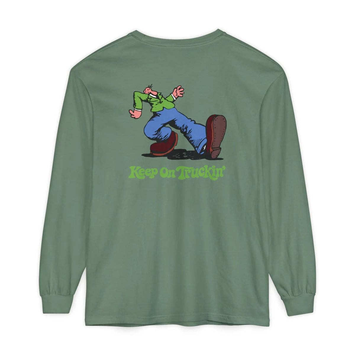 เสื้อแขนยาว Do-Dah Man คอลเลกชัน Vineyard พิมพ์ลายสองด้าน ย้อมสีแบบสำเร็จเสื้อ
