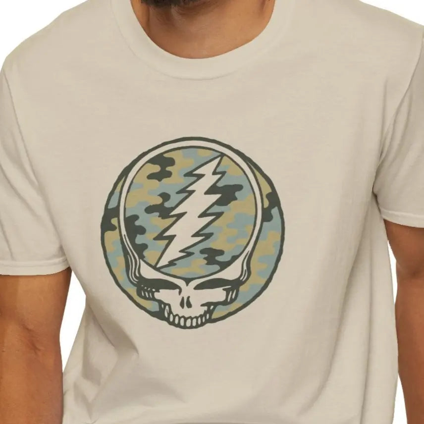 เสื้อยืดคอลเลกชัน Vineyard ลายพรางจับคู่สี Stealie