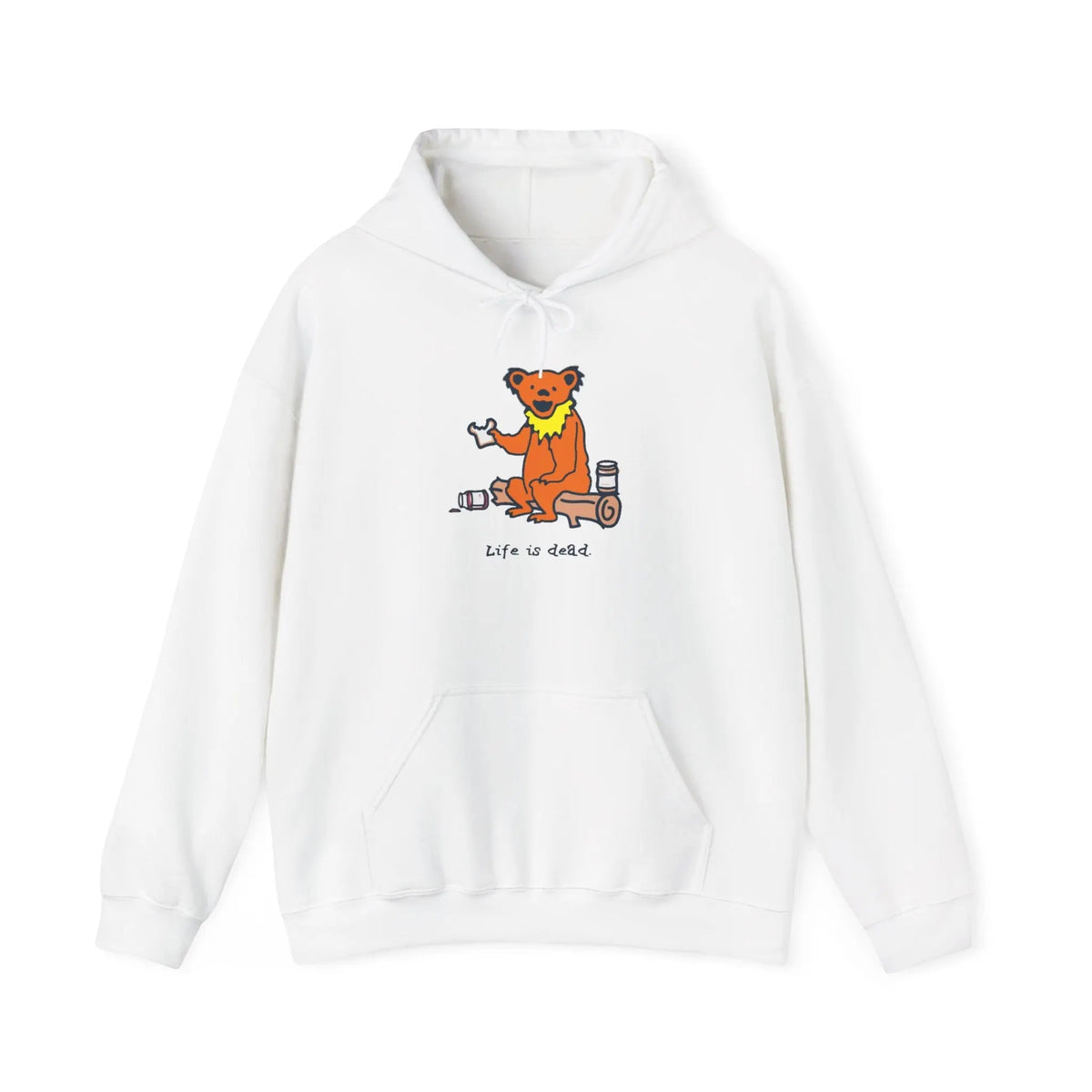 เสื้อฮู้ด Life is Dead Snackin' Bear
