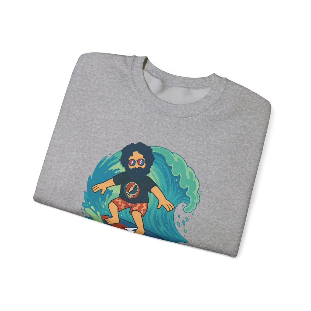 เสื้อคอกลมลาย Jerry เล่นเซิร์ฟ Life is Dead