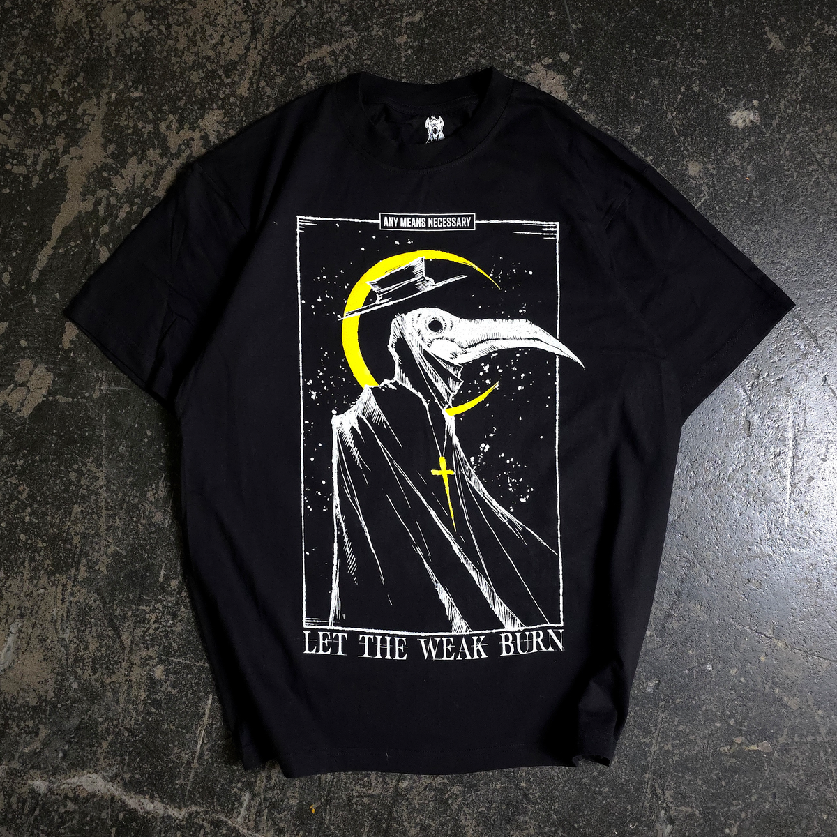เสื้อยืด Let The Weak Burn สีดำ