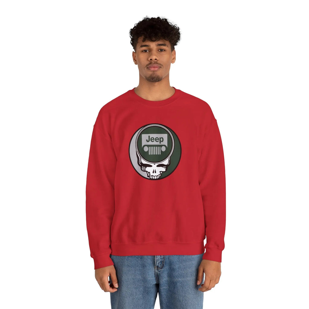เสื้อสเวตเตอร์คอกลม Jeep Stealie