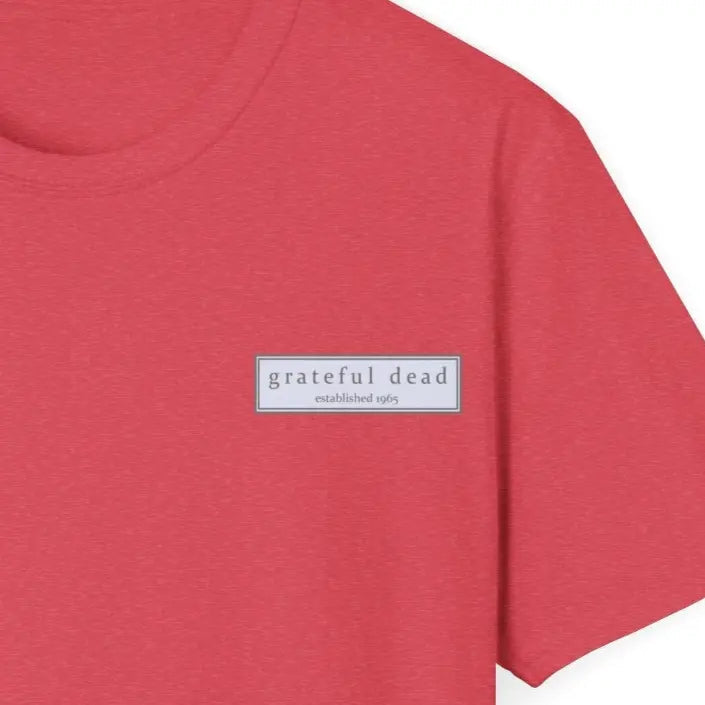เสื้อยืดคอลเลกชัน Vineyard สีแมตช์ลาย Jerry Garcia สกรีนสองด้าน