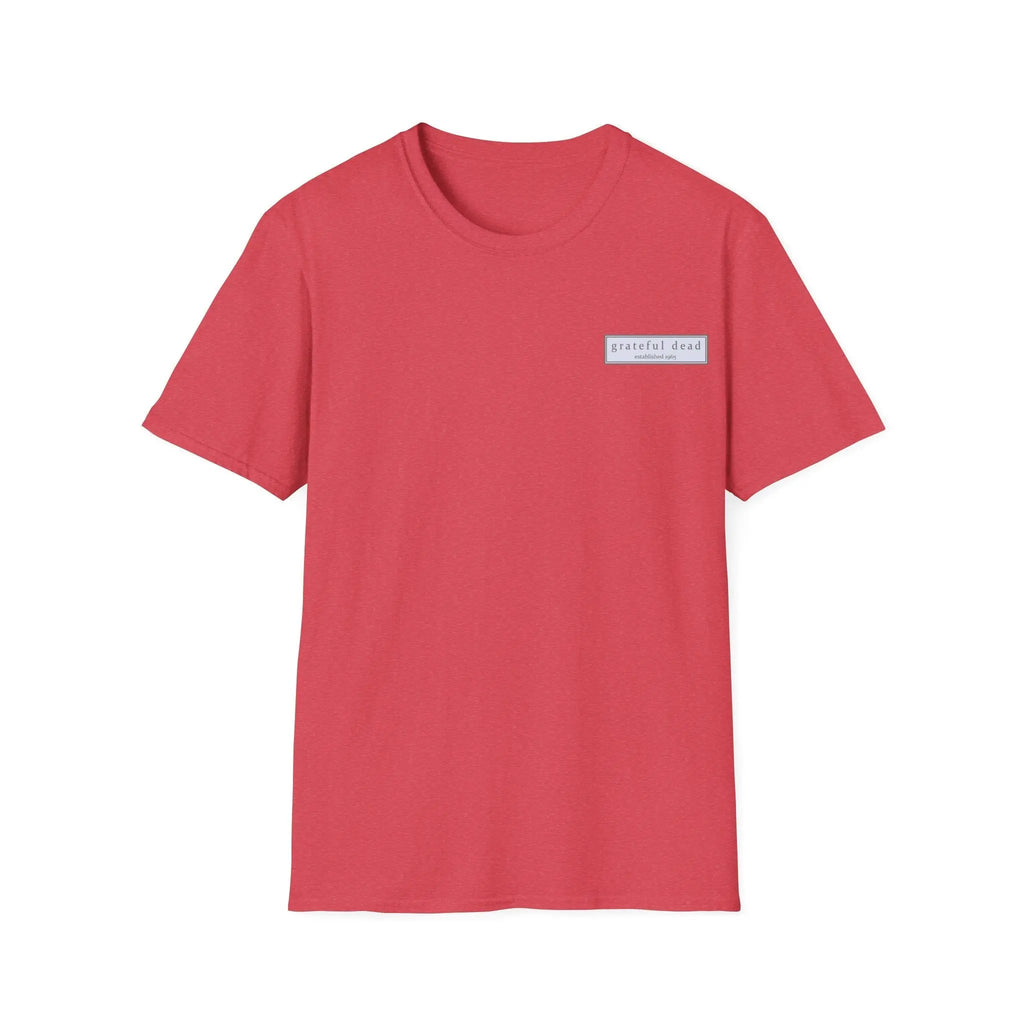 เสื้อยืดคอลเลกชัน Vineyard สีแมตช์ลาย Jerry Garcia สกรีนสองด้าน