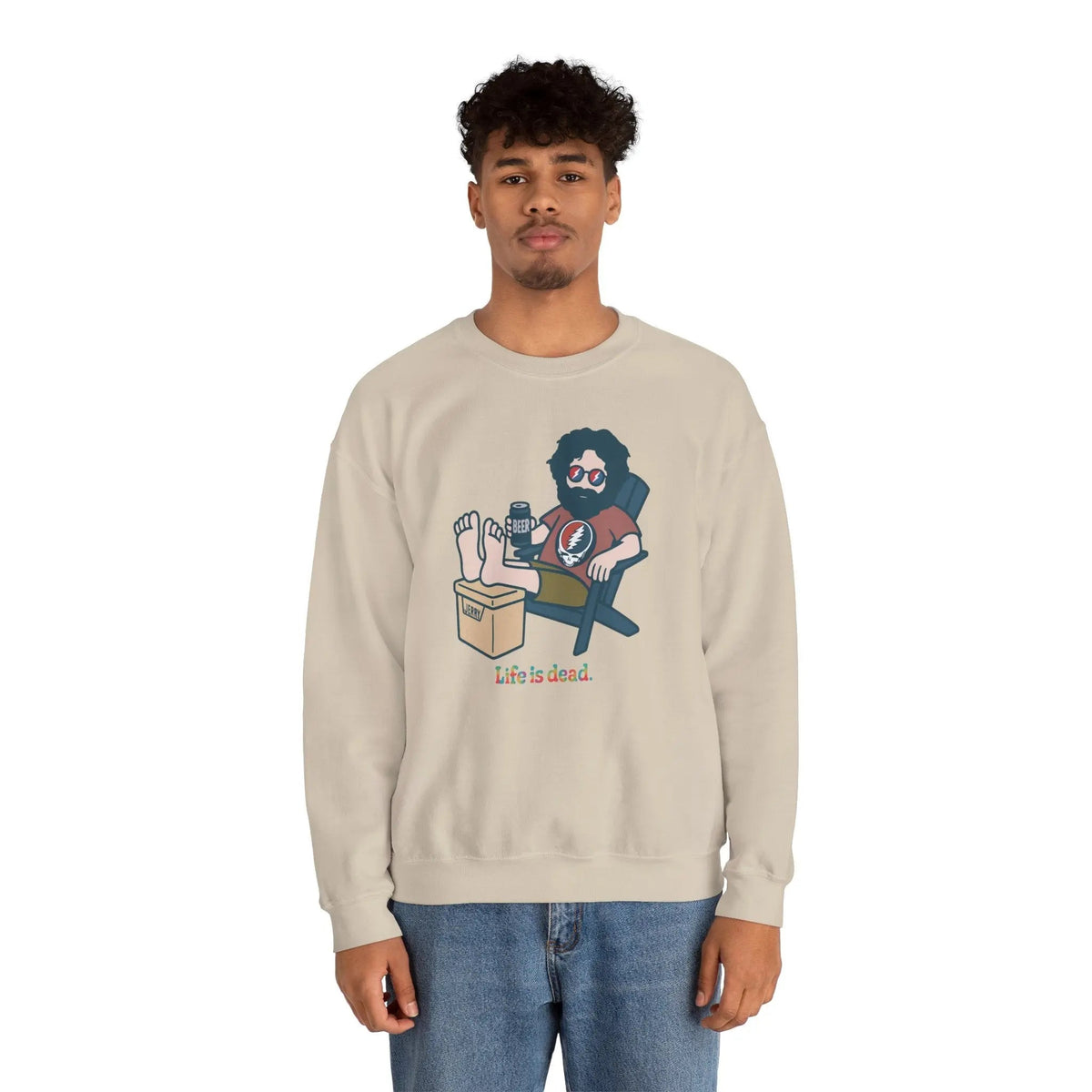 เสื้อคอกลม Stay Cool, Jerry Life is Dead