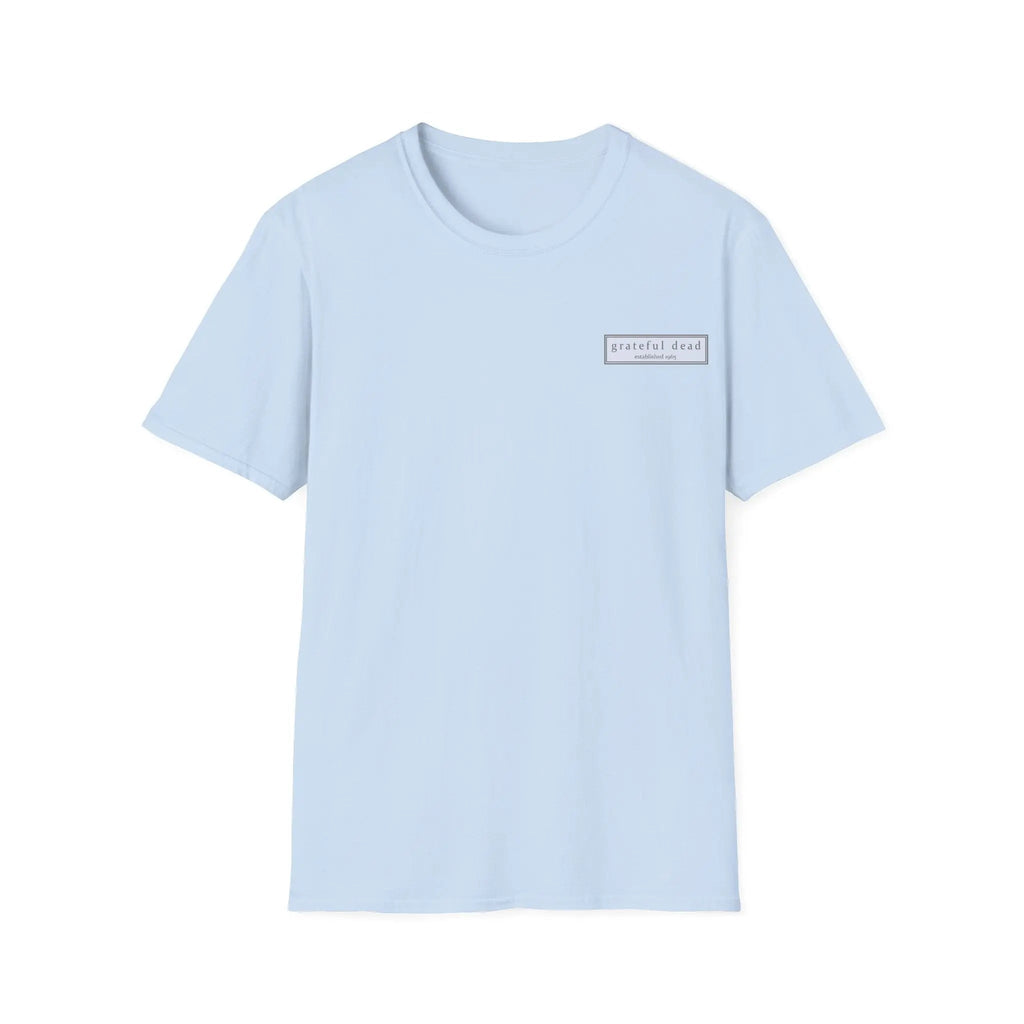 เสื้อยืดคอลเลกชัน Vineyard สีแมตช์ลาย Jerry Garcia สกรีนสองด้าน
