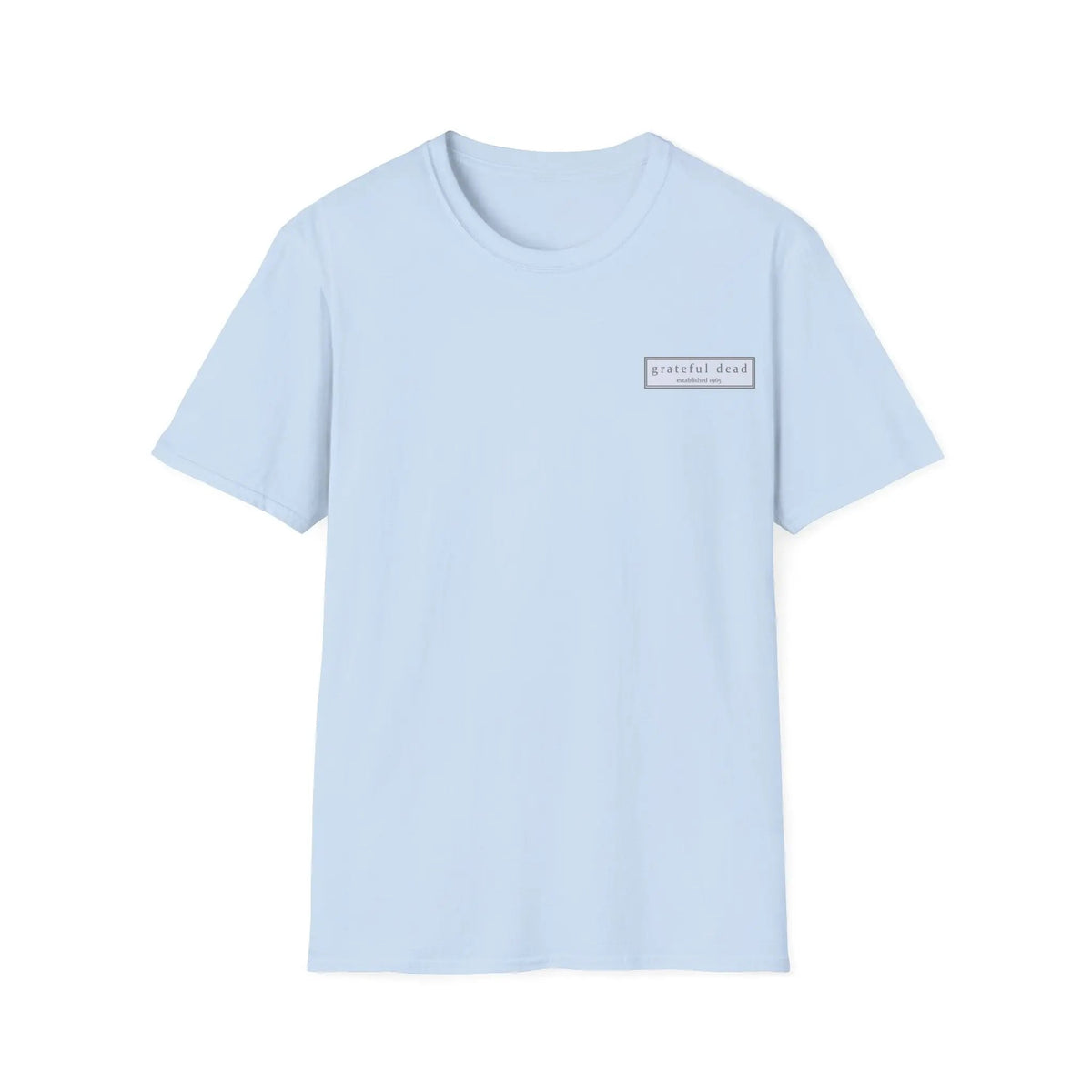 เสื้อยืดคอลเลกชัน Vineyard สีแมตช์ลาย Jerry Garcia สกรีนสองด้าน