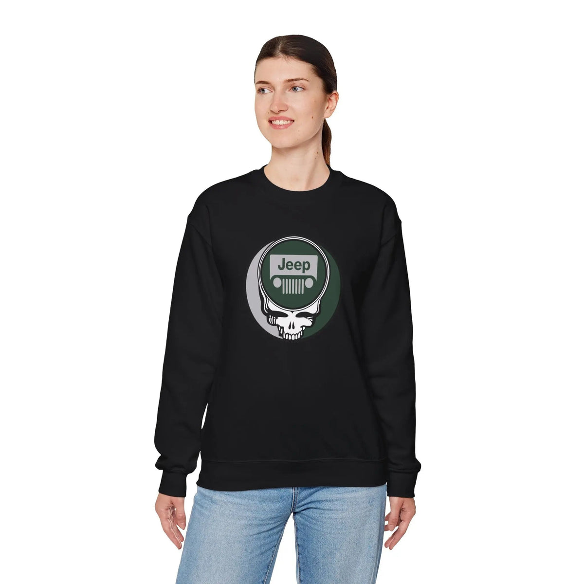เสื้อสเวตเตอร์คอกลม Jeep Stealie