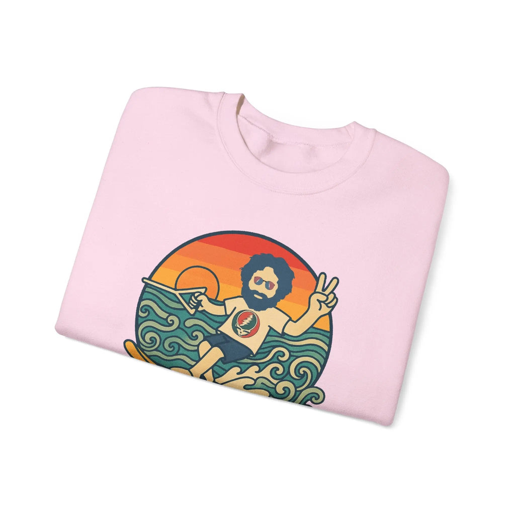 เสื้อคอกลม Waterskiin' Jerry Life is Dead