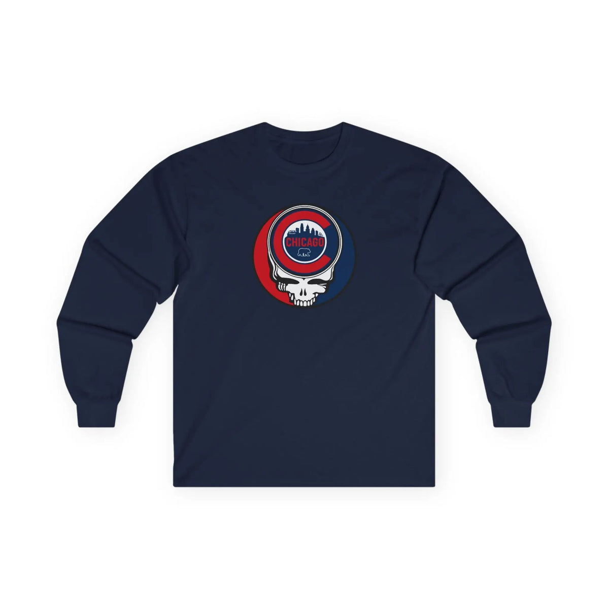Chicago Baseball Original StealieLong Sleeve T-Shirt