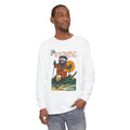 Ski Wyoming - เสื้อยืดแขนยาวคอลเลกชัน Life is Dead Mountain ผ่านการย้อมแบบเป็นตัวเสื้อ
