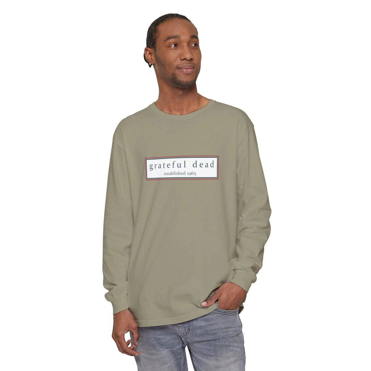 เสื้อแขนยาวสองด้านผ่านการย้อมแบบ Garment-Dyed คอลเลกชัน The Wolf Vineyard
