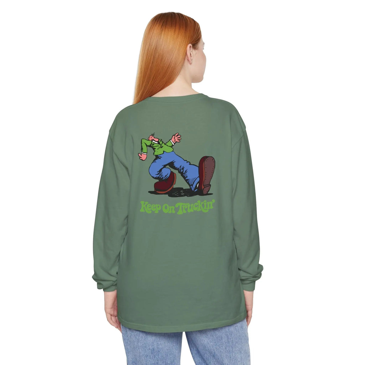 เสื้อแขนยาว Do-Dah Man คอลเลกชัน Vineyard พิมพ์ลายสองด้าน ย้อมสีแบบสำเร็จเสื้อ
