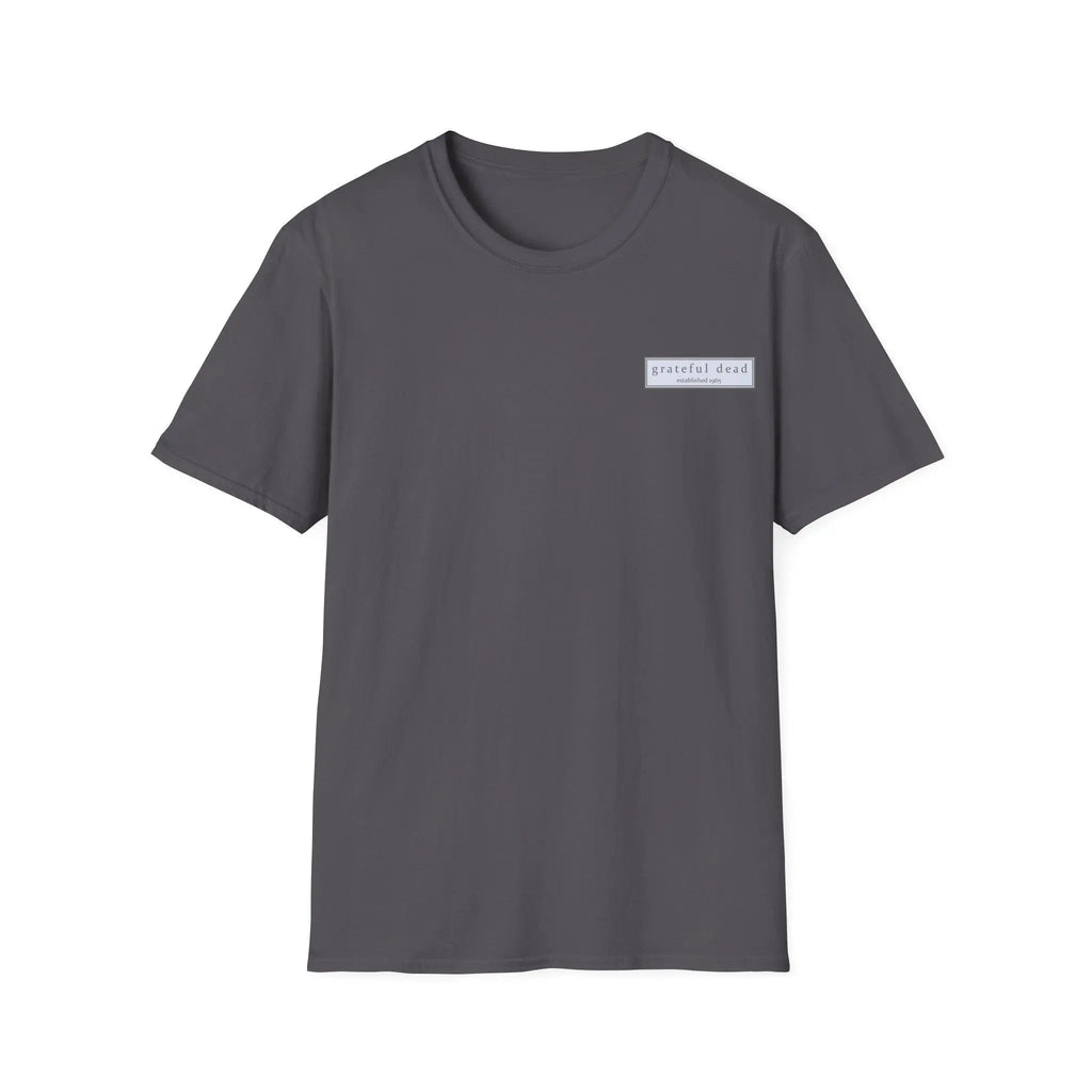 เสื้อยืดคอลเลกชัน Vineyard สีแมตช์ลาย Jerry Garcia สกรีนสองด้าน