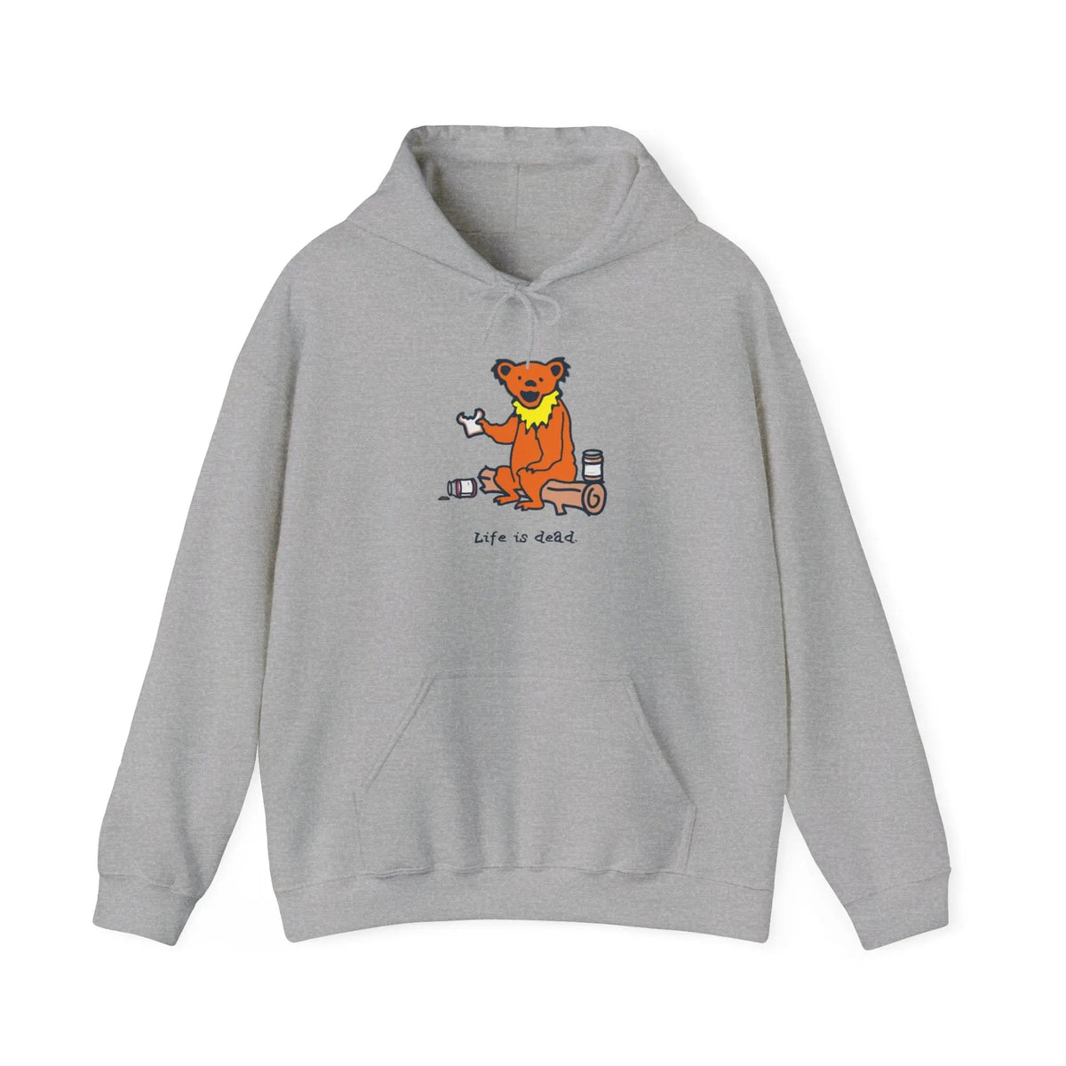 เสื้อฮู้ด Life is Dead Snackin' Bear