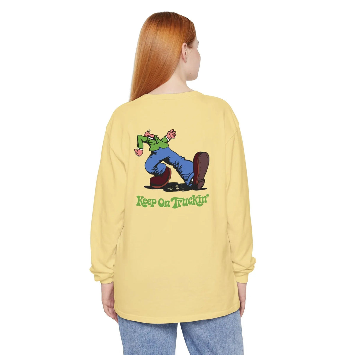 เสื้อแขนยาว Do-Dah Man คอลเลกชัน Vineyard พิมพ์ลายสองด้าน ย้อมสีแบบสำเร็จเสื้อ