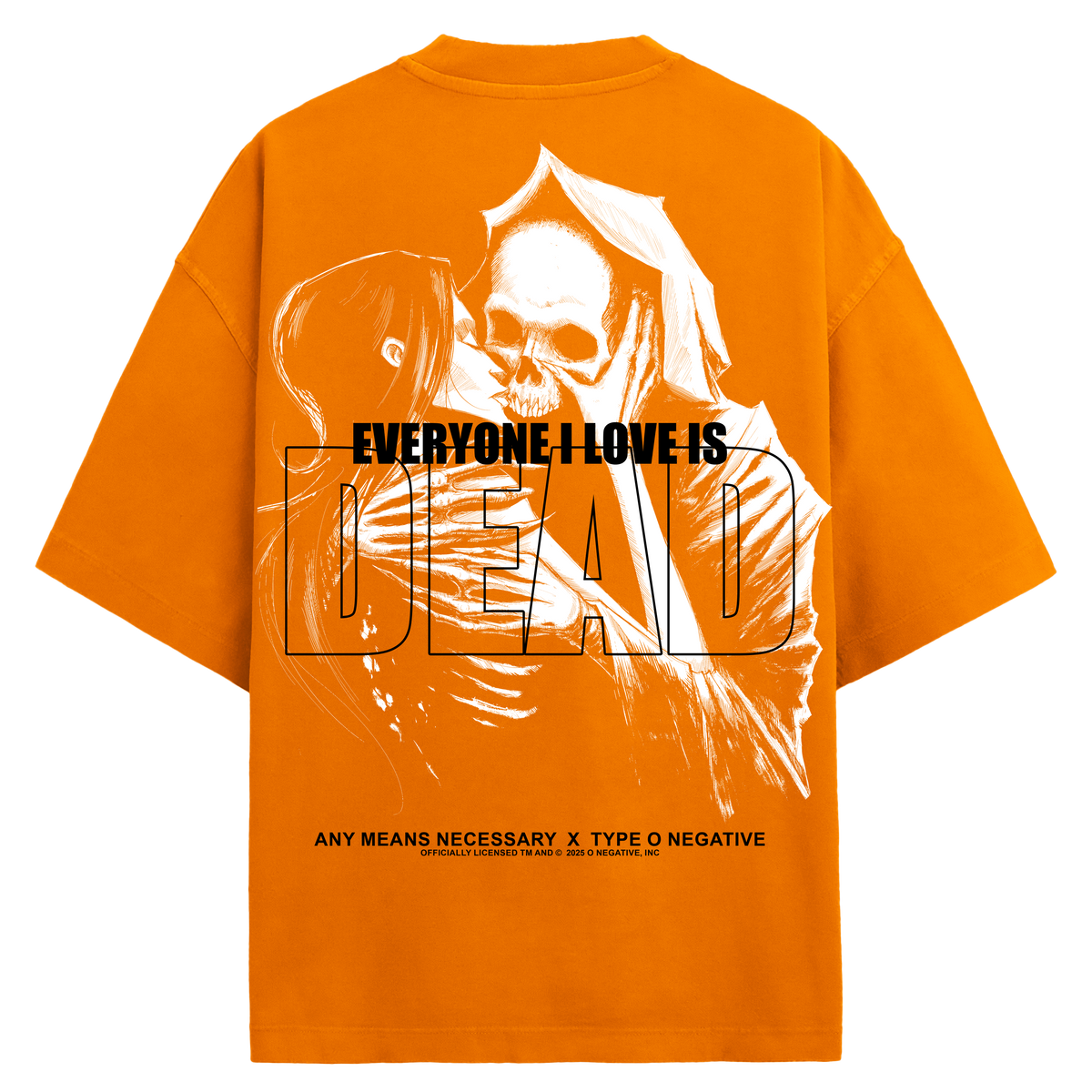 เสื้อยืด Everyone I Love Is Dead สีส้ม