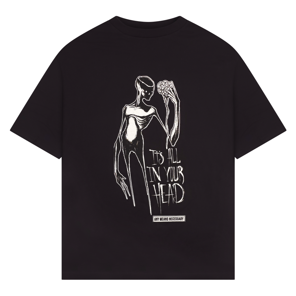 เสื้อยืด It's All In Your Head สีดำ