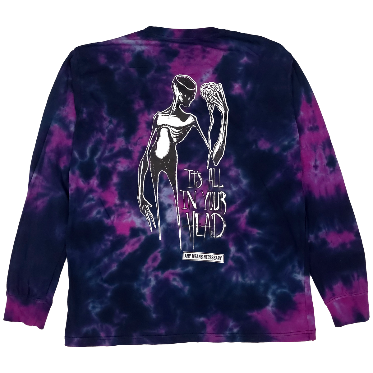 เสื้อยืดแขนยาว It's All In Your Head สีม่วง