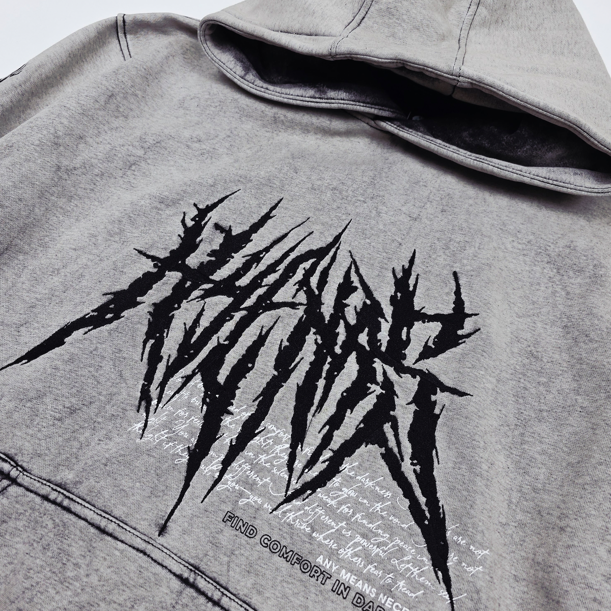 Bleached Fang Pullover Hoodie