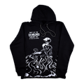 เสื้อฮู้ดแบบสวม Consumed สีดำ