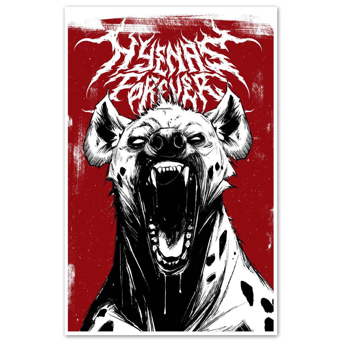 ลายพิมพ์ Hyenas Forever
