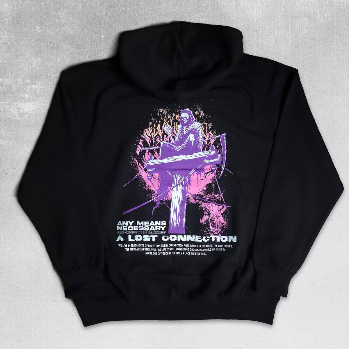เสื้อฮู้ดแบบสวม Lost Connection