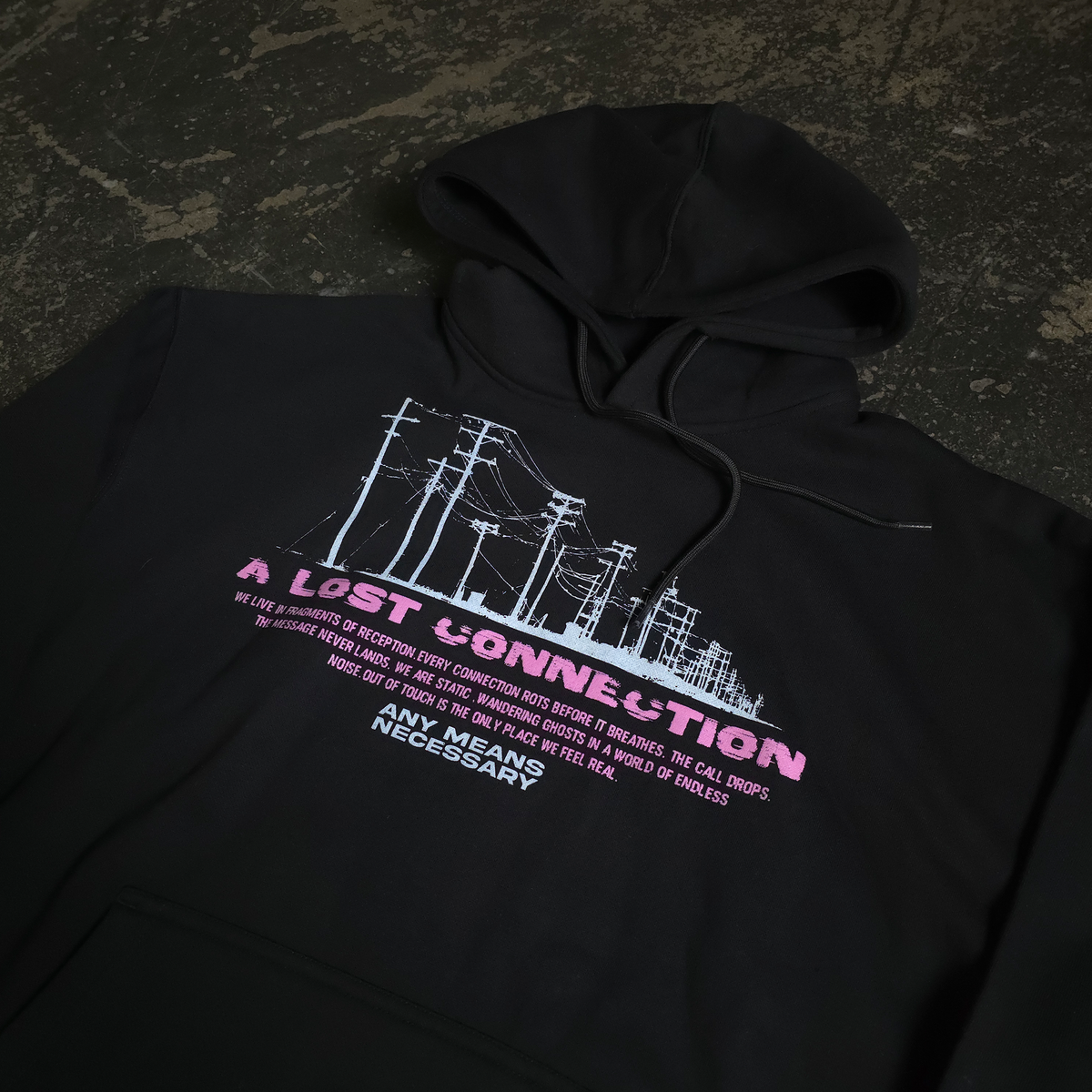 เสื้อฮู้ดแบบสวม Lost Connection