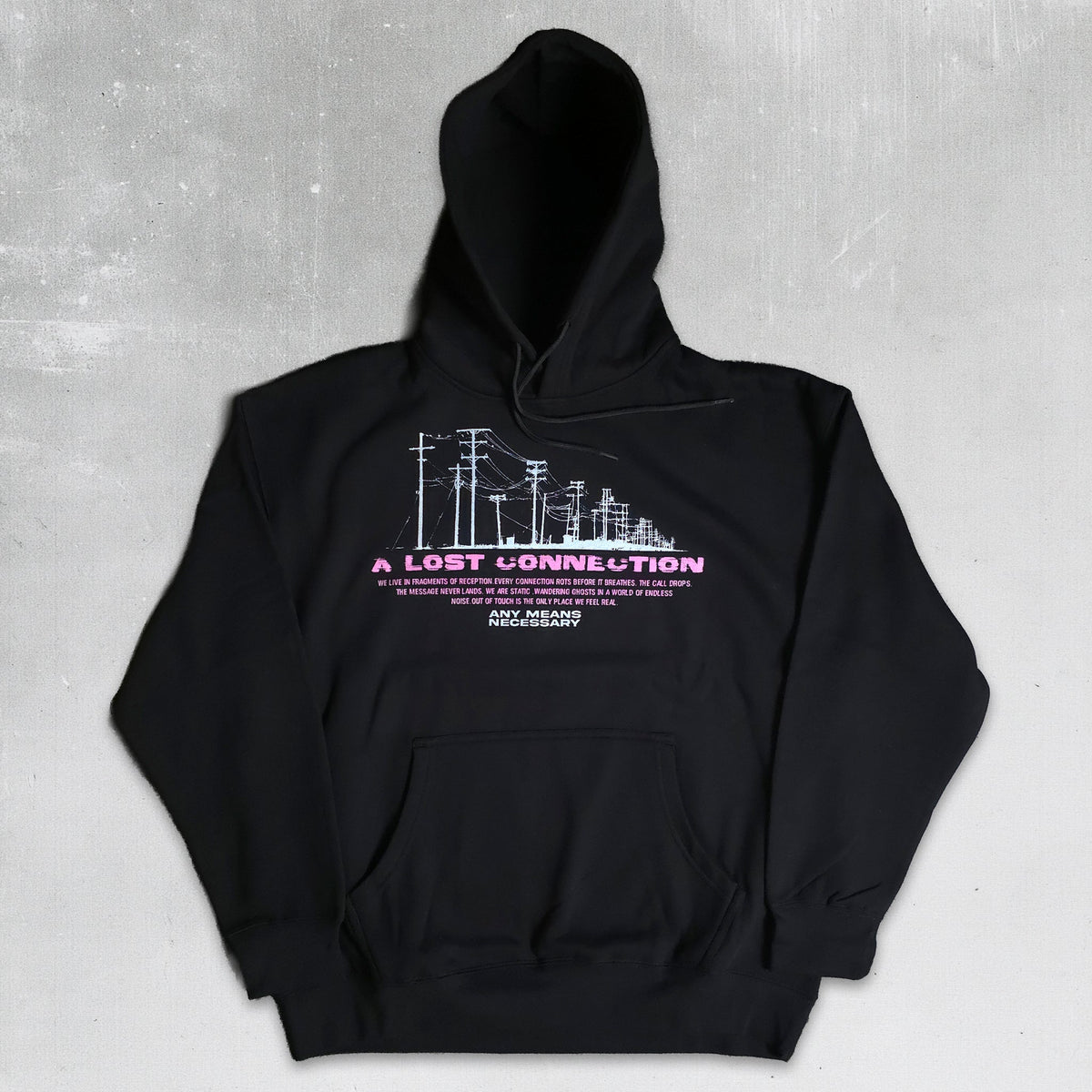 เสื้อฮู้ดแบบสวม Lost Connection