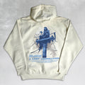 เสื้อฮู้ดแบบสวม Lost Connection สีขาวกระดูก