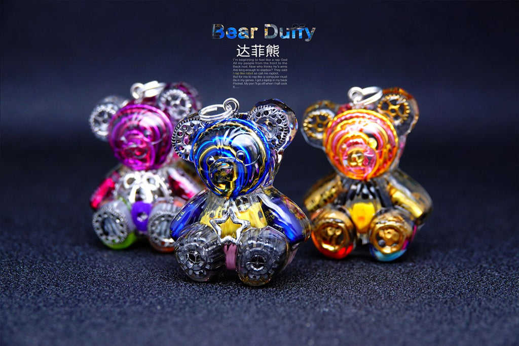 เสื้อสเวตเตอร์พร้อมจี้สร้อยคอคู่ Duffy Bear สไตล์ไซเบอร์พังก์สุดสร้างสรรค์
