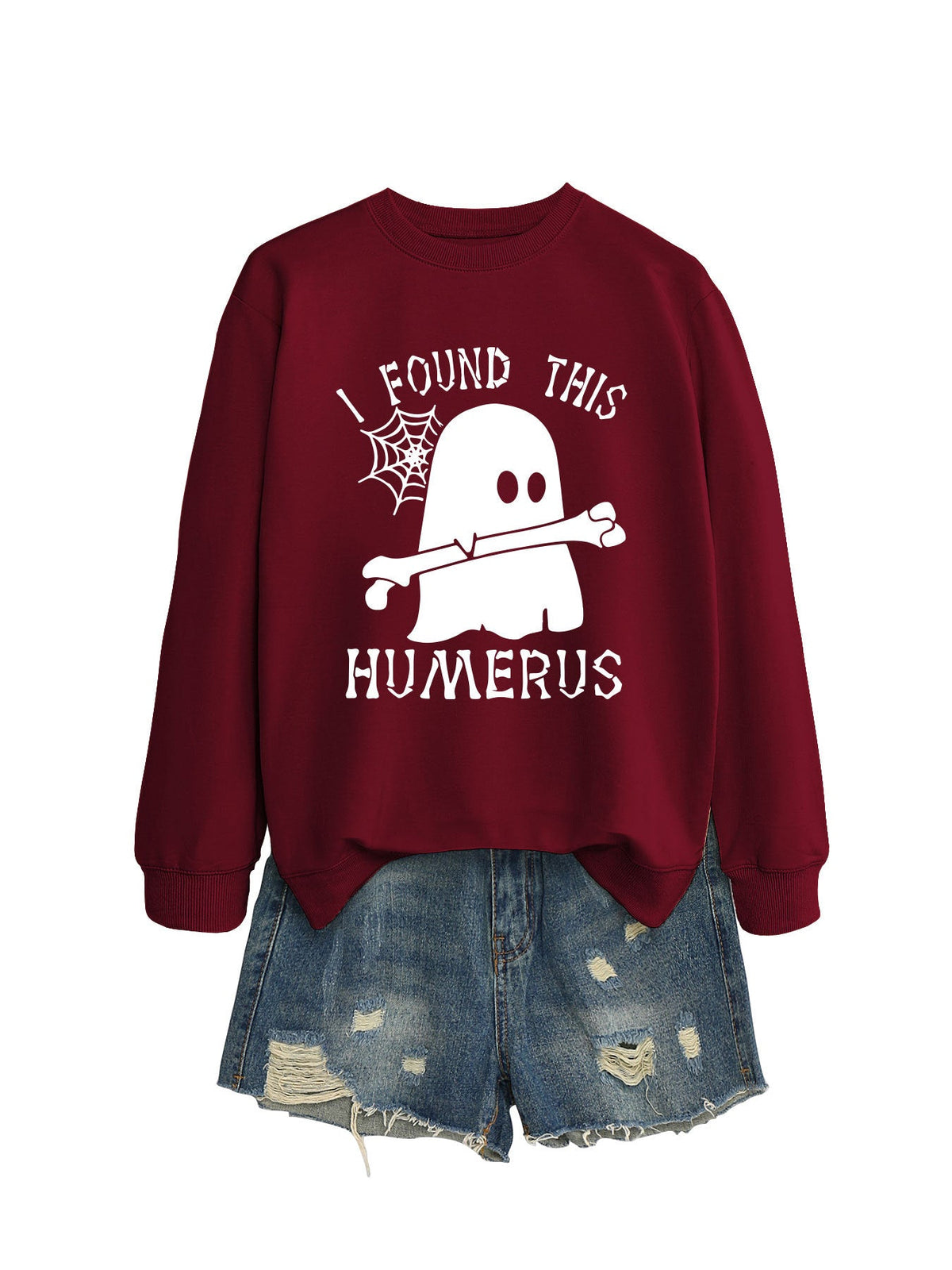ฉันเจอเสื้อสเวตเตอร์คอกลม HUMERUS ตัวนี้