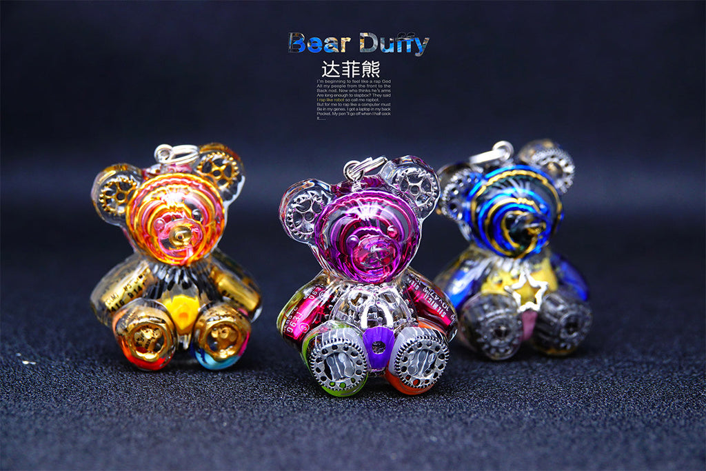 เสื้อสเวตเตอร์พร้อมจี้สร้อยคอคู่ Duffy Bear สไตล์ไซเบอร์พังก์สุดสร้างสรรค์