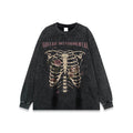 เสื้อยืดฮิปฮอปพิมพ์ลายกะโหลกสีชมพู