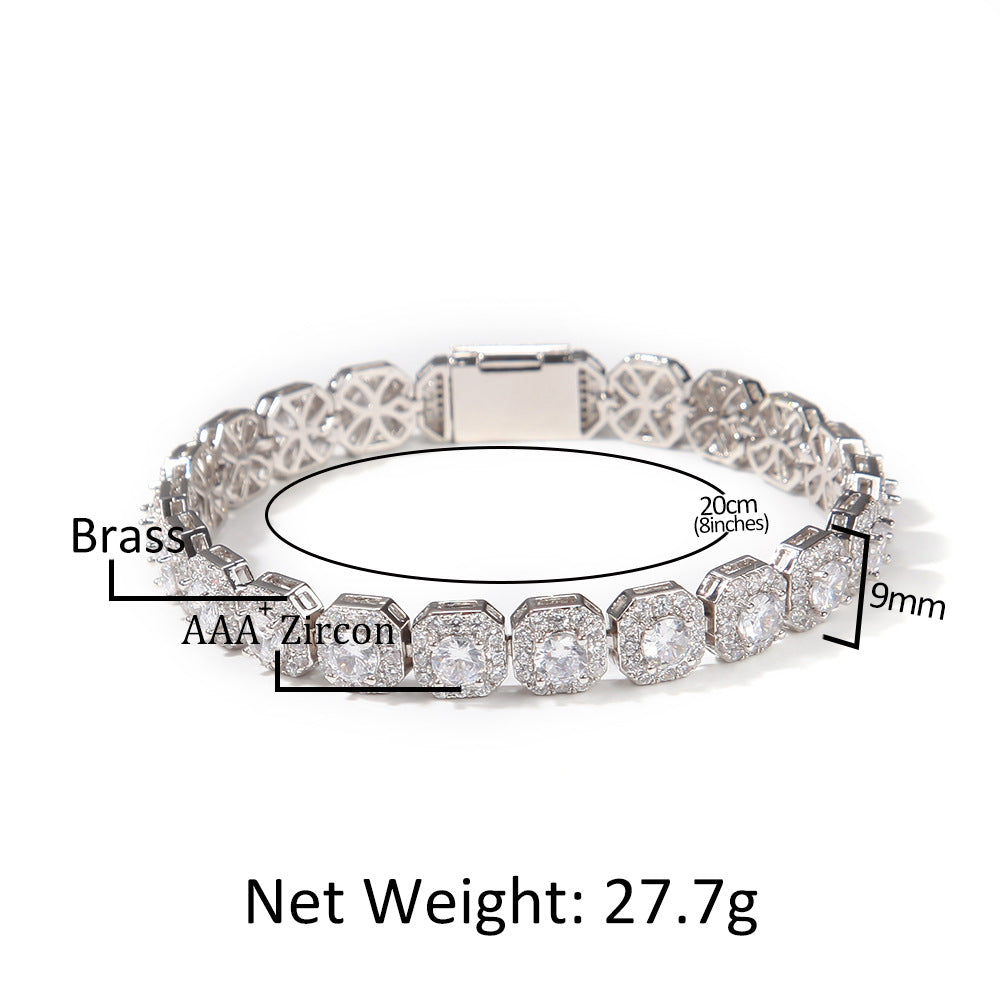 9mm Rock Candy Cubic Zirconia Bracelet