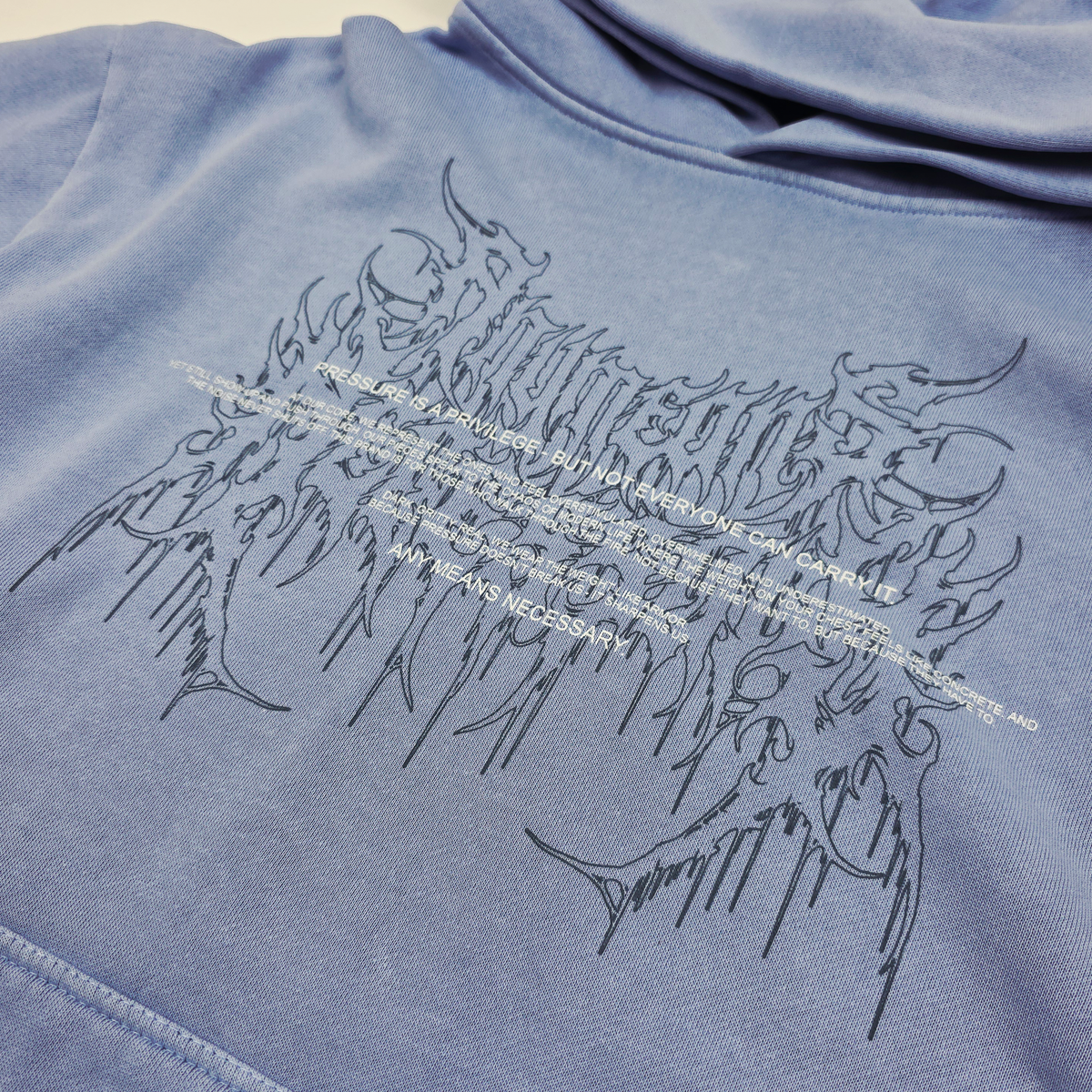 เสื้อฮู้ดแบบสวม Pressure สีองุ่น