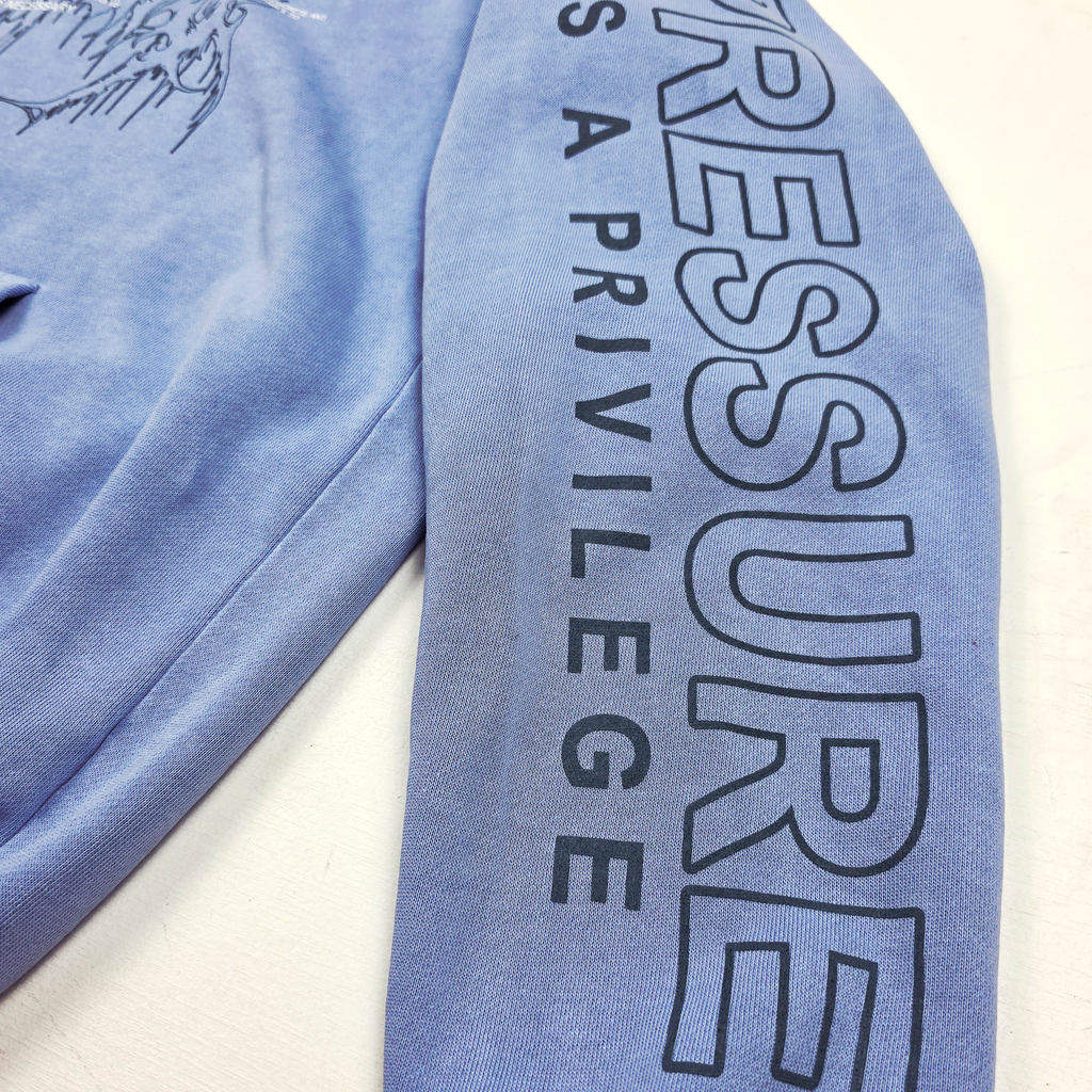 เสื้อฮู้ดแบบสวม Pressure สีองุ่น