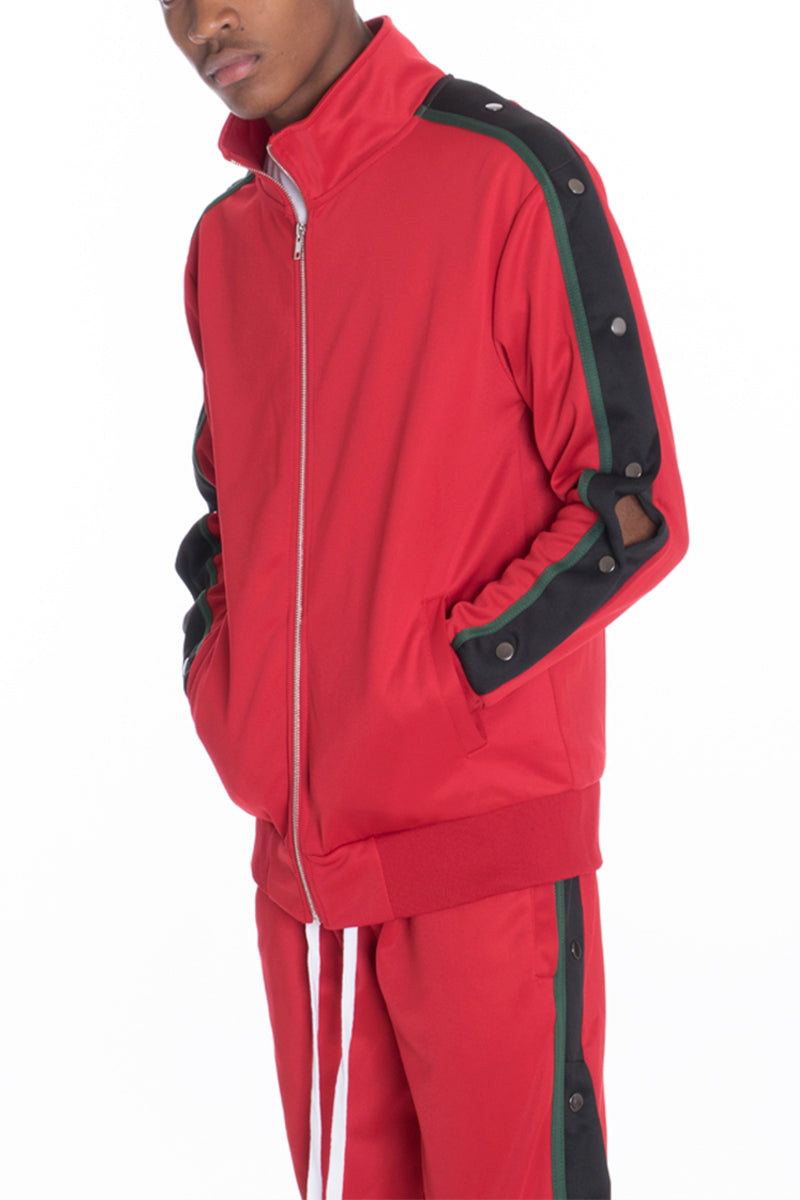 Jordann Snap Button Track Jacket